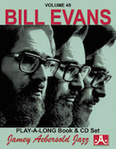 Jamey Aeversold Jazz #45 BILL EVANS BK/CD cover